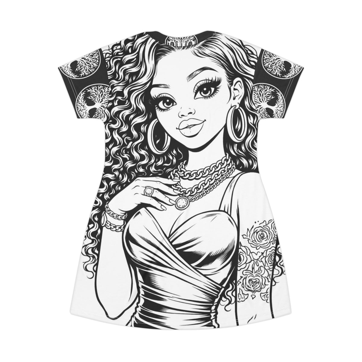T-Shirt Dress (AOP)