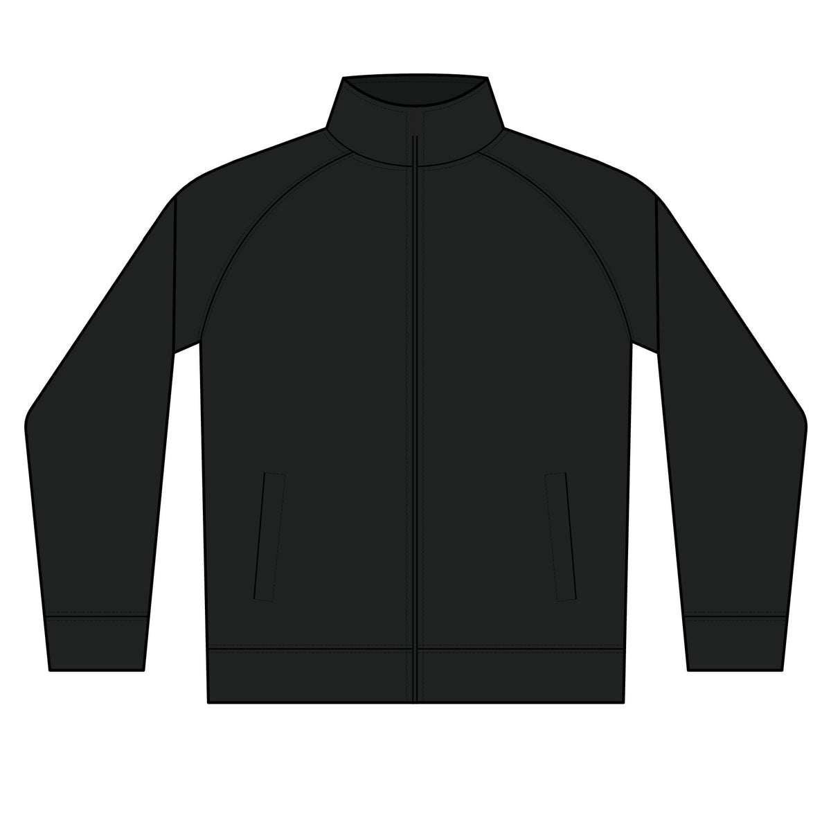 Men's Lightweight Poly-Tech Full-Zip Track Jacket